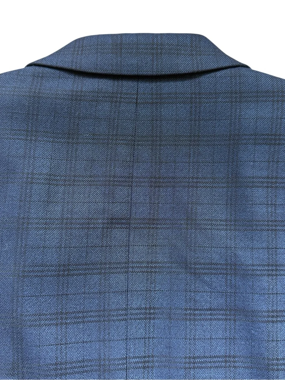 Lauren Ralph Lauren Boy’s Navy Windowpane Sport Coat Blazer 14R Tailored Stretch